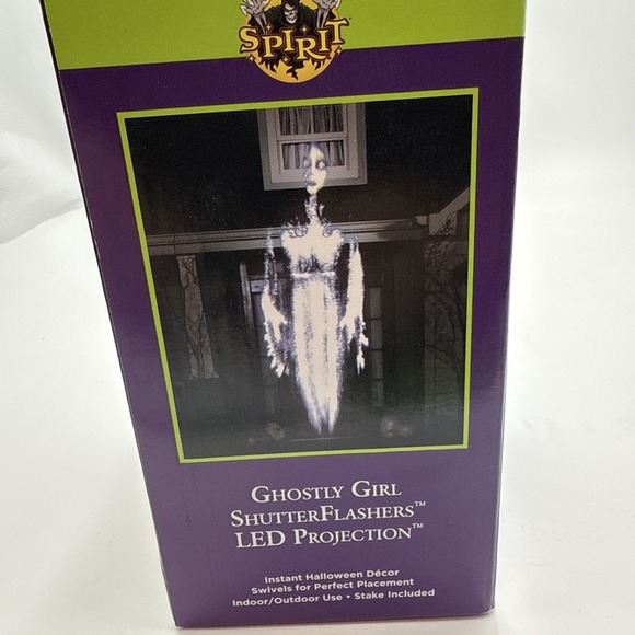 Shutter Flashers™ Spooky Female Projection Spotlight - LightShow® Halloween LED - Picture 4 of 4